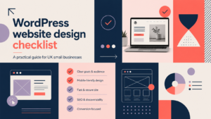 WordPress website design checklist for UK small businesses covering mobile-friendly design, SEO, site speed, security and conversions.